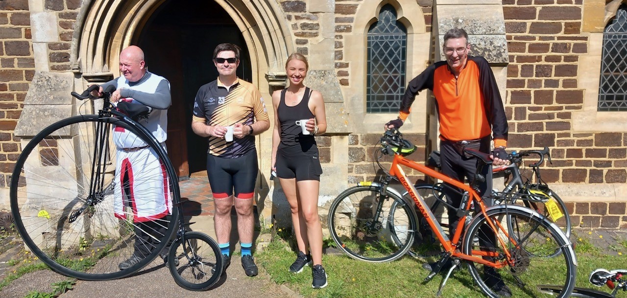 Bikes old at new at St Mary's Potton